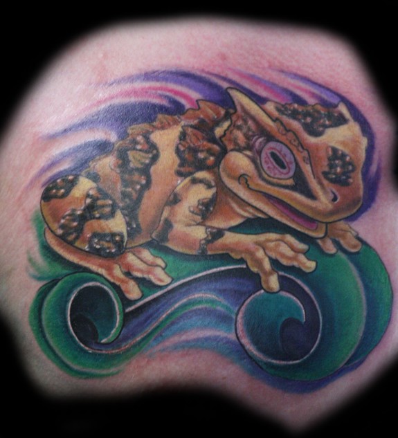 Horny toad by Ron Givens (Ronstafari) TattooNOW